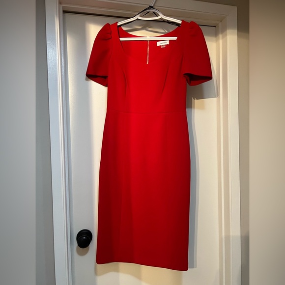 Women’s Calvin Klein Red Dress - Picture 1 of 5